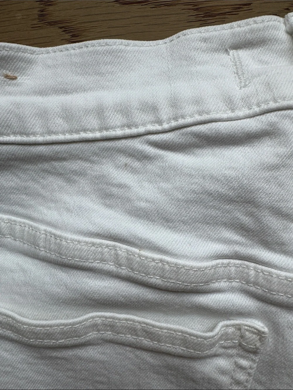 Madewell The Perfect Vintage Jean White High Rise Tapered Size 24